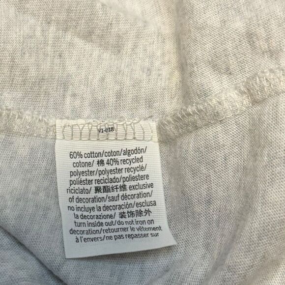 PINK VICTORIA’S SECRET Women’s Heather Gray “pink” Script Logo Sleep Tee Shirt D - Picture 4 of 6